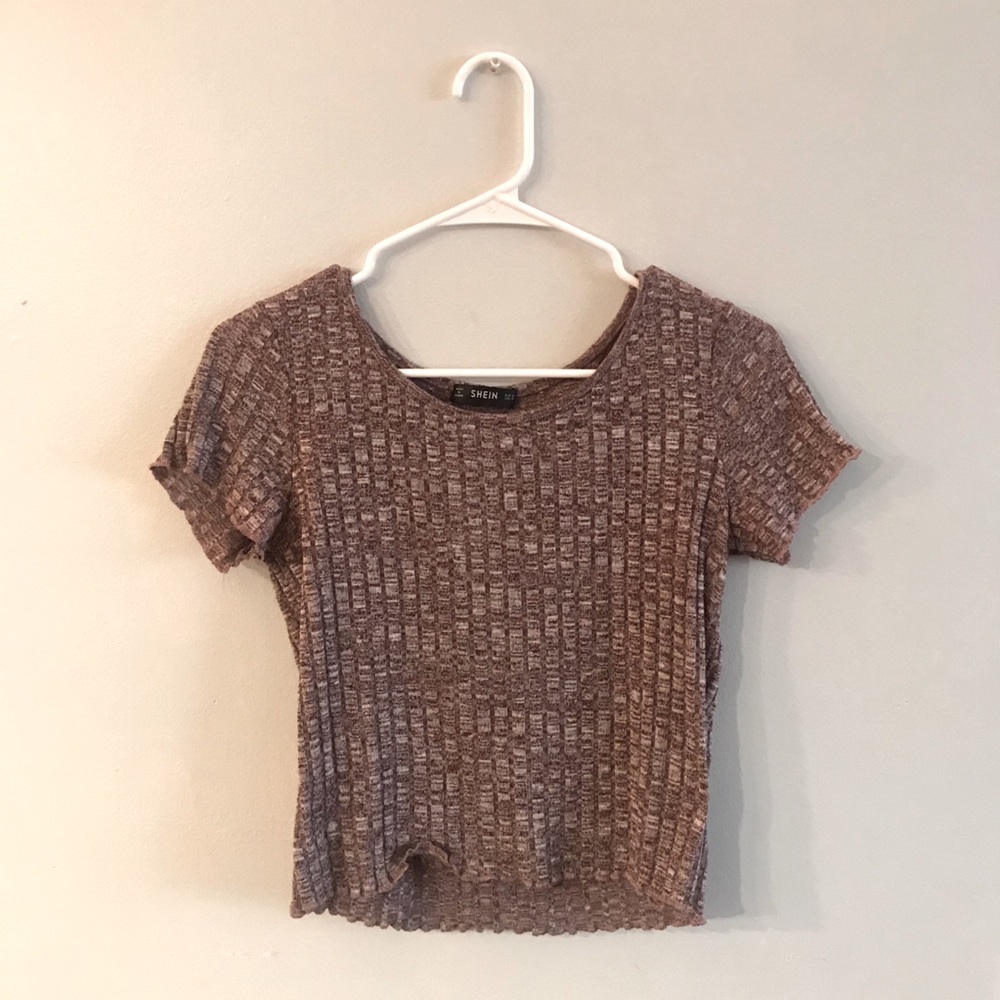 Shein knit crop top
